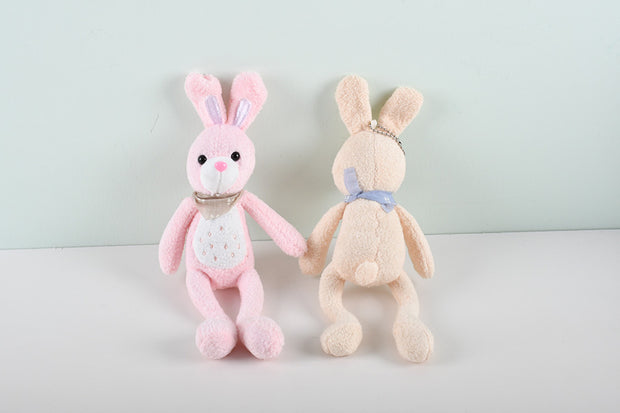 Rabbit Plush Keychain back